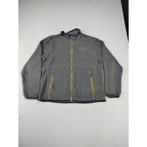 Eddie Bauer Fleece Womens Large Gray Polartec Gorpcore Normcore Outdoors Utility